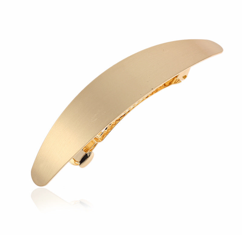 Wholesale Metal Glossy Long Oval Hair Clips